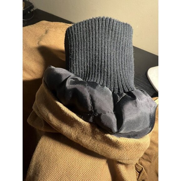 Walls Insulated Duck Overalls Men's Size LR GR Enduro Flex Stretch Canvas Brown - Picture 15 of 15